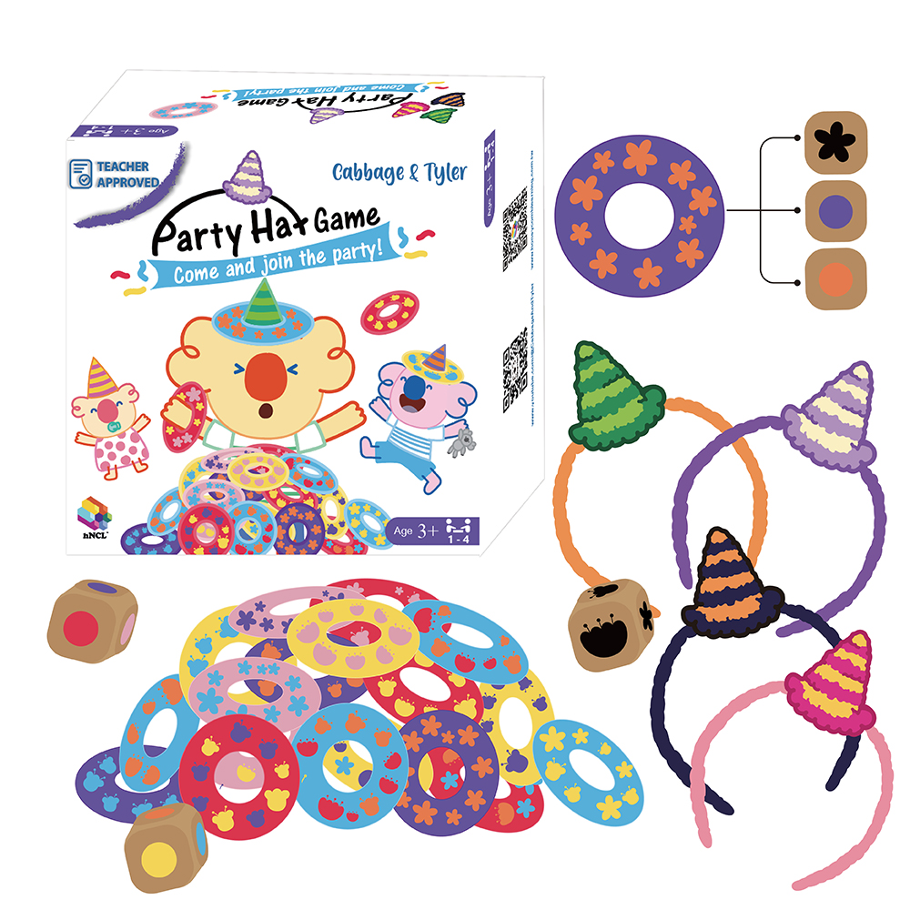 PRODUCTSParty Hat Game with Cabbage & Tyler