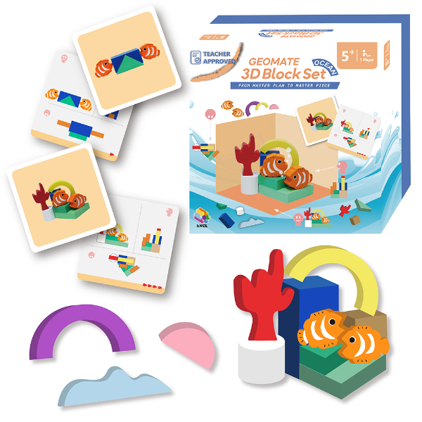 Geomate 3D Blocks Set ocean