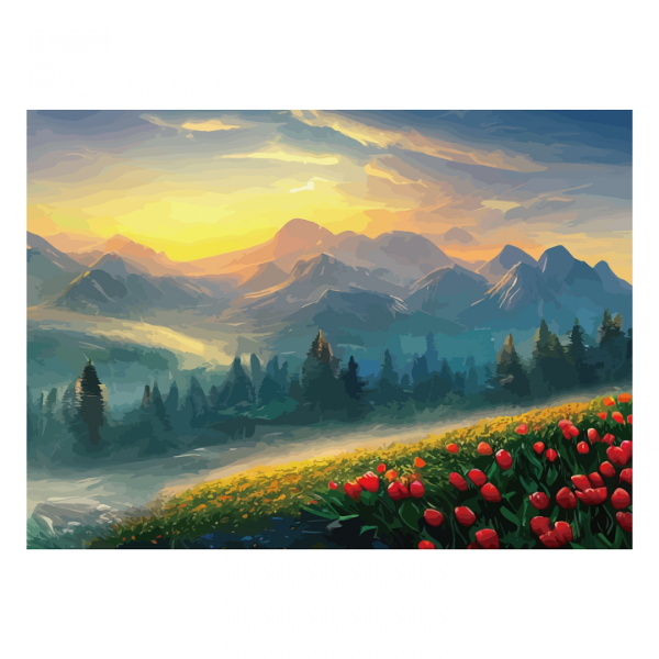 Spring in the Mountains_Luminous 1000 Pieces puzzle